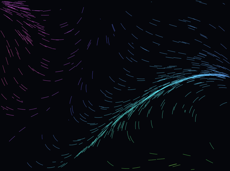 flow field demo screenshot