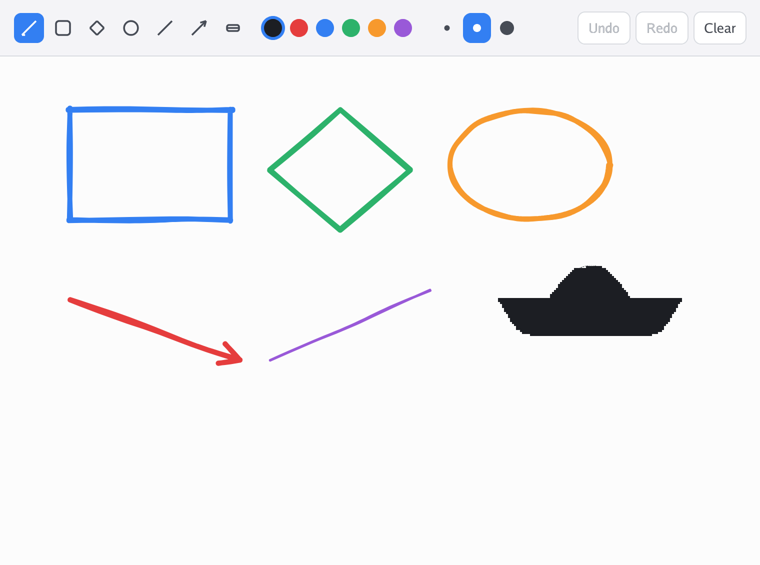 whiteboard sketch app screenshot